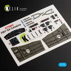 PBY-5A Catalina Interior 3D Decals for Academy Model Kit 1:72 KeliK K72061 - Bild 1 von 5
