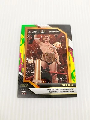 Tyler Bate NXT Highlights 2.0 04/25 2022 Panini NXT WWE Card # 9 - Image 1 of 2