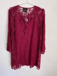 JOHNNY WAS Harper Recycled Lace Dress Size Large NWT - Picture 1 of 8