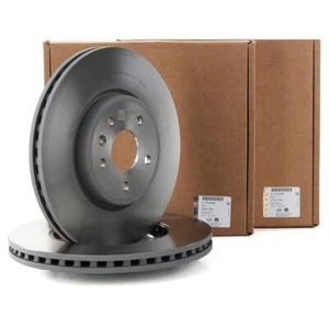 Genuine Vauxhall Astra K MK7 Front Axle Brake Disc Rotor Set 13515909 - Picture 1 of 2