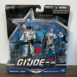 2015 Hasbro GI Joe 50 Arctic Ambush Neu im Karton Snow Job vs B.A.T Schläger VERSIEGELT 2er-Pack - Bild 1 von 3