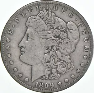 VG/F 1899-S Morgan Silver Dollar - Picture 1 of 5