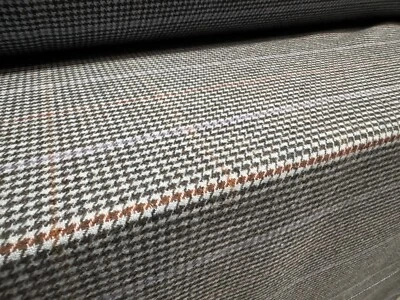 Wool Mouflon Flannel Brushed Fabric, Per Metre - Lurex Check - Lilac & Grey - Image 1 of 3