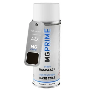 Autolack Spraydose für Mazda A2X Ebony Black Schwarz Basislack Sprühdose 400ml - Bild 1 von 7
