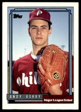 1992 Topps Major League Debut 1991 Andy Ashby Philadelphia Phillies #5