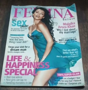 INDIA LIFE STYLE MAGAZINE FEMINA JUN 2008 MALAIKA ARORA KHAN, FOOD, FASHION ETC - Picture 1 of 1