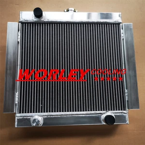3 core aluminum radiator for Ford Escort Mk1 Mk2 RS2000 1968-1980 Manual new - Afbeelding 1 van 12