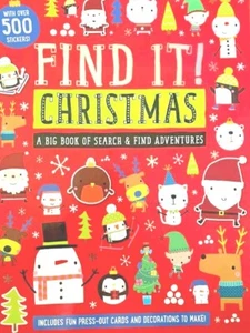 Find It - Christmas Search and Find - Activity book - Book New FREE POST- Santa - Picture 1 of 1