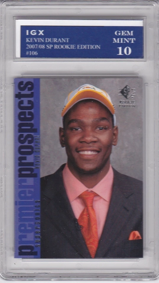KEVIN DURANT ROOKIE CARD $$ GEM MINT 10 Basketball RARE 2007 Upper Deck SP RC KD - Image 1 of 1