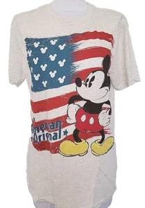 Disney Store USA Flag Mickey Mouse july 4th Patriotic tshirt tee size S Mens - Picture 1 of 4