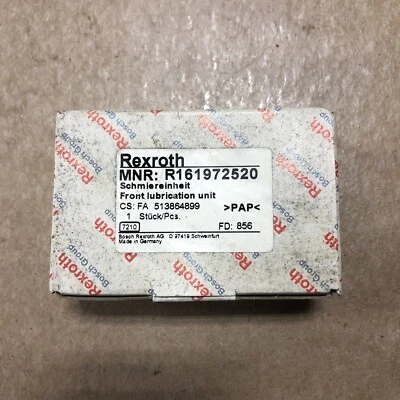 Gruppo lubrificante anteriore Bosch Rexroth R161972520 NUOVO - Immagine 1 di 4