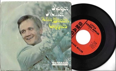 Roger Miller: "Little Green Apples" / "Our Little Love" - plays NM - VG+ set! - Image 1 of 2