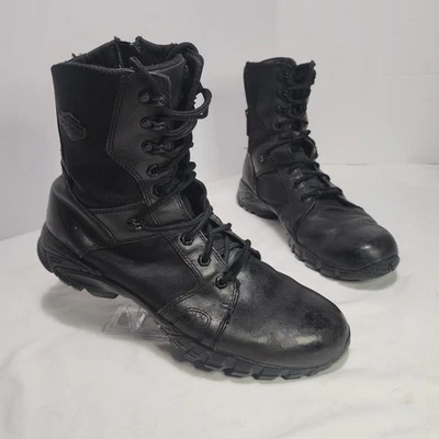 Botas de combate Harley-Davidson Merope negras con cremallera lateral para motocicletas talla 12 Foto 1 de 4