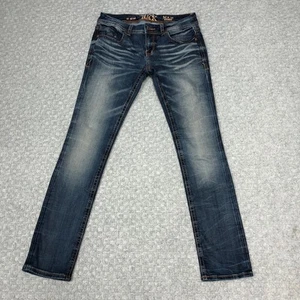 Jeans Negros Hebilla Para Hombre 29x32 Azul Calce Nº 746 Denim Elástico Recto Cápsula Día - Imagen 1 de 13