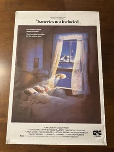Vintage Batteries Not Included 1987 Original Movie Poster - Free Postage - Picture 1 of 10