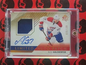 2015-15 Alex Galchenyuk SP Authentic Limited Auto Patch /100 #24 Montreal - Picture 1 of 2