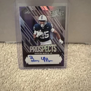 Quinton Martin Jr. 2024 Leaf Heroes & Prospects Purple Prospects AUTO SSP #/25 - Bild 1 von 2