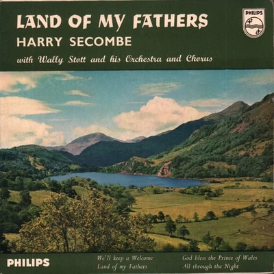 Harry Secombe Land of My Fathers 7" vinyl UK Philips 1958 ep with pic sleeve - Image 1 of 3
