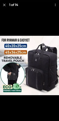 Ryanair Max Handgepäck Handgepäck Rucksack Tasche 40x20x25  - Bild 1 von 4