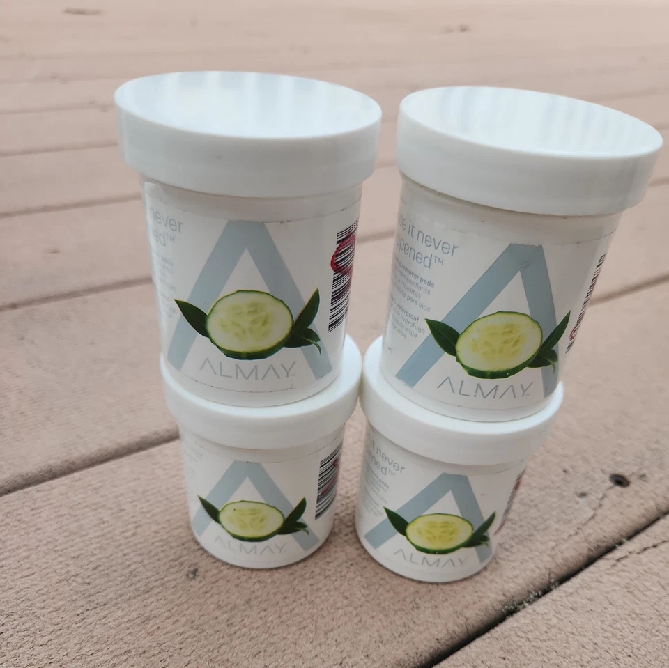 4 PACK ALMAY MAKEUP-FREE ZONE EYE MAKEUP REMOVER PADS, 80 PADS EACH, BRAND NEW - Image 1 of 4