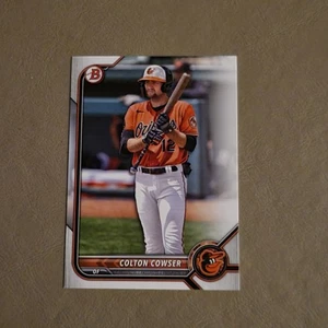 COLTON COWSER 2022 ROOKIE RC BOWMAN PROSPECTS #BP-49 BALTIMORE ORIOLES - Foto 1 di 2