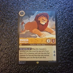 Mufasa Betrayed Leader - 14/204 - Legendary - Disney Lorcana - Picture 1 of 2
