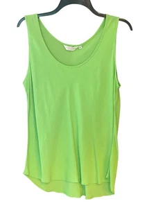 Jams World Sz L Green Cotton Sleeveless Lightweight Beach Surfer Loose Tank Top - Picture 1 of 5