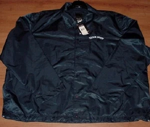 Chaqueta de Diseñador Sean John Completa con Botones de Nylon 4XL Elegante Azul Marino Para Hombres - Imagen 1 de 5