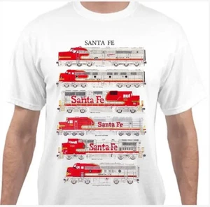 Camiseta Santa Fe Warbonnet Locomotives Railroad de Andy Fletcher - Imagen 1 de 1