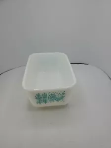 Pyrex Amish Butterprint Türkis Kühlschrank Geschirr OHNE Deckel 0502 LESEN - Bild 1 von 10