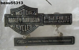 ⭐"NEW" HARLEY DAVIDSON FORD F-SERIES OFFICIAL SUPER DUTY TRUCK JACKET VEST PIN - Picture 1 of 1