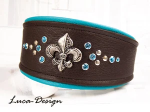 Windhundhalsband Hundehalsband Greyhound collar Galgo Barsoi Whippet Lurcher lyt - Picture 1 of 8