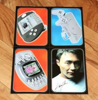 Playstation 1 PS1 Nokia N-Gage Gizmondo Kazunori Yamauchi Card Karten Set 