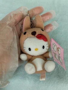 Vintage 2004 Hello Kitty Mini Joey Baby Kangaroo Hood 3" Plush Doll w/ Hangtag - Picture 1 of 13