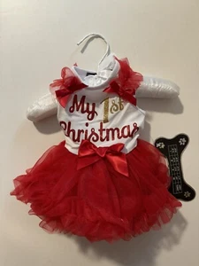 PAWPATU Dog Christmas Dress X-Small - Picture 1 of 5