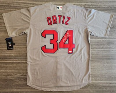 David Ortiz Signed Boston Red Sox Jersey Big Papi MLB HOF Fenway Park LEGEND JSA - Image 1 of 4