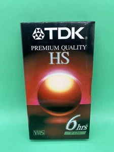 2 TDK HS High Standard Sound & Color T-120 Super Avilyn Blank VHS Tapes Sealed - Picture 1 of 5