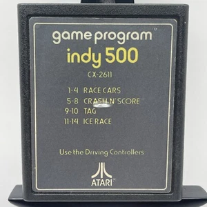 Atari  2600  Indy 500  Gatefold "11" Original Release Game Only  Tested - Picture 1 of 4