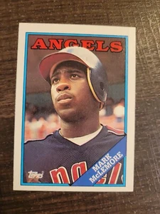 Mark McLemore #162 1988 Topps Baseball Card LP Angels - Imagen 1 de 2