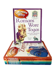 I WONDER WHY Books Lot Of 7 Science Homeschool Like New Pirates Pyramid Leaves - Picture 1 of 4