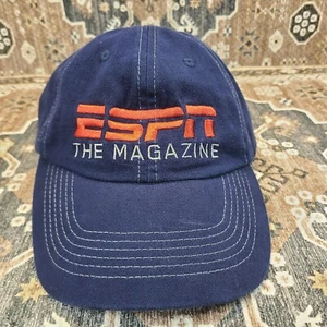 ESPN Insider The Magazine Hat Adjustable Strap Back Blue Cap Embroidered Logo - Picture 1 of 14