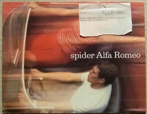 ALFA ROMEO SPIDER Car Sales Brochure Apr 1964 #4/64 - Picture 1 of 5