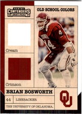 2017 Panini Contenders Draft Picks Old School Colors #18 Brian Bosworth 