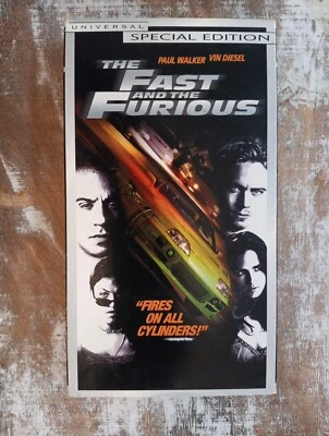 The Fast & the Furious Retro VHS 2002 Tape Special Edition Good Condition - Image 1 of 4
