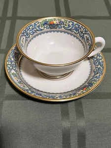 Lenox Autumn Fuß Kaffee Tee Tasse & Untertasse Set USA - Bild 1 von 8