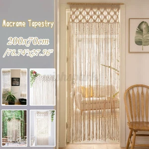 Bohemia Macrame Wall Hanging Tapestry Door Room Window Curtain Wedding