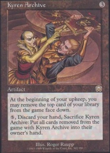 4 Kyren Archive ~ Lightly Played Mercadian Masques 4x x4 Playset MTG Magic Artif - Image 1 of 1