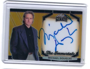 MICHAEL DOUGLAS 2025 LEAF METAL POP CENTURY ON CARD AUTO /100 - Picture 1 of 1