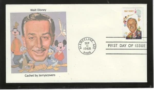 WALT DISNEY FDC 1968 MARCELINE, MISSOURI JERRY'S COVER 1 DI 1 - Foto 1 di 1