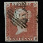 SG8 (BS73) 1d Red Imperf Plate 84 - QH - 4 Margin - Good - 7 London Inland